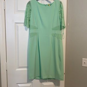 Preston and York mint green dress